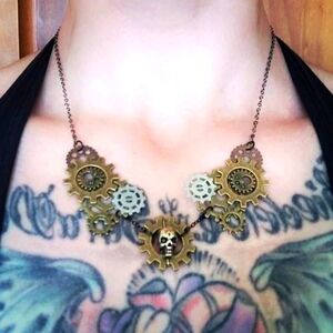 Handmade Steampunk Victorian Collar Necklace